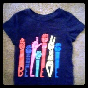 Cat and Jack Graphic T Shirt Size 18 mo